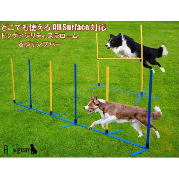 ＜トリーツポーチ プレゼント実施中！＞【スラローム規格】・全長：約3.0m・全高：約84cm・重量：約2.7kg・ポール直径：約3.0cm・ポール間隔：約60cm・ポール数：6本・素材：PVC【スラローム特徴】・芝生・コンクリートなど、サー...