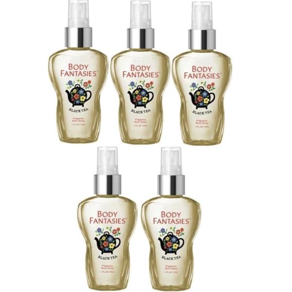 BODY FANTASIES ボディファンタジー ボディスプレー ブラックティー 50ml×5本セット