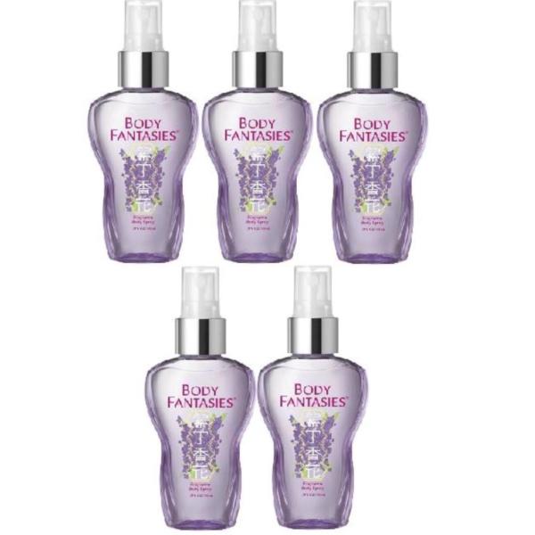 BODY FANTASIES ボディファンタジー ボディスプレー ライラック 50ml×5本セット