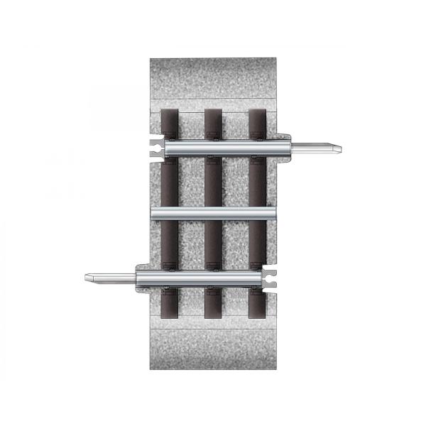 LIONEL TRAINS(CIlgC) OQ[W Fastrack 1 3/8" Track Section 12061