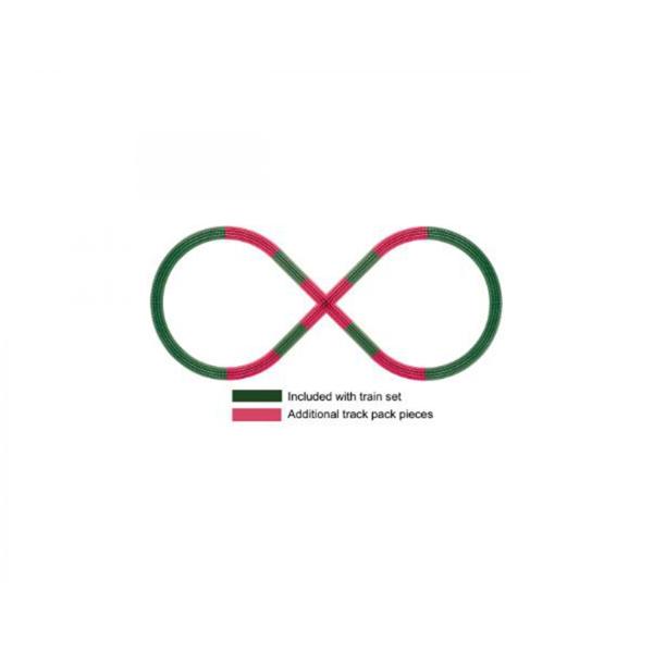 LIONEL TRAINS(CIlgC) OQ[W Fastrack Figure 8 Add-On Track Pack 12030