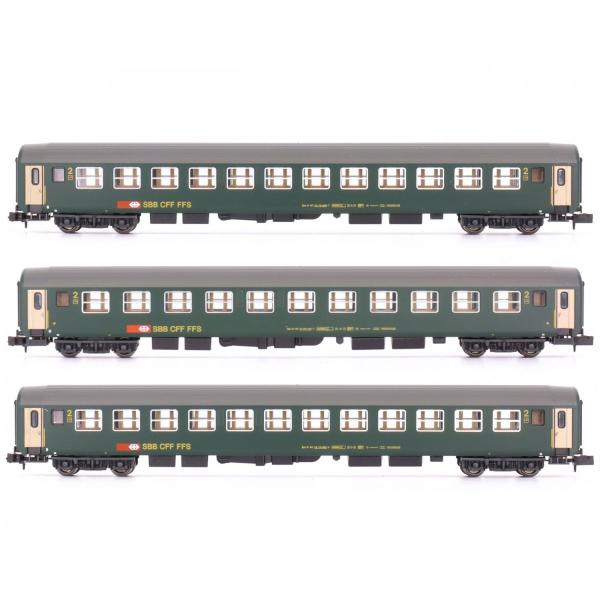 LEMKE HOBBYTRAIN SBB IC2000客車 1等&2等セット