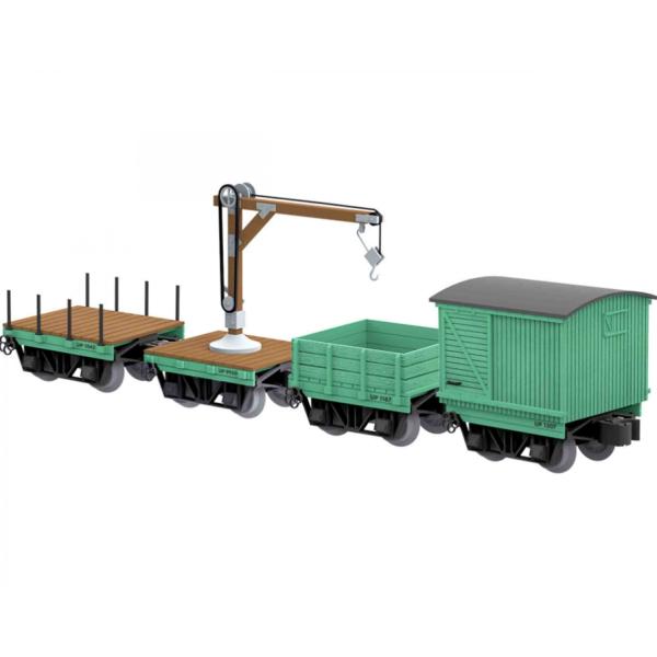 LIONEL TRAINS(CIlgC) OQ[W Union Pacific Disconnect Work 4-Pack 6-85380