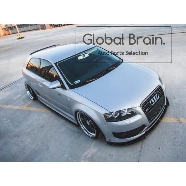 Audi（アウディ） A3 8P Sライン/ S3 前期 フロント バンパー リップ