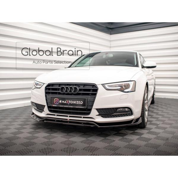 Audi アウディ A5 8T 前期 フロント リップ スポイラー V2 : Global
