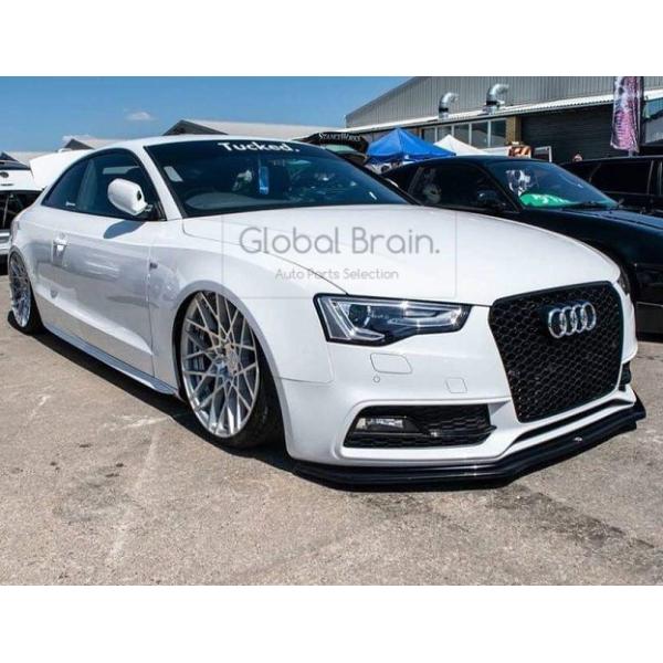 アウディ A5 8T 後期 Sライン/ S5 フロント バンパー リップ スポイラー