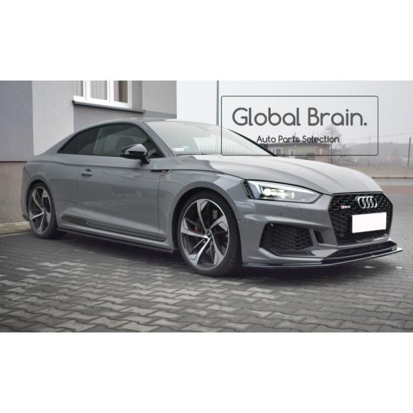 アウディ RS5 F5 フロント バンパー リップ スポイラー Ver.2