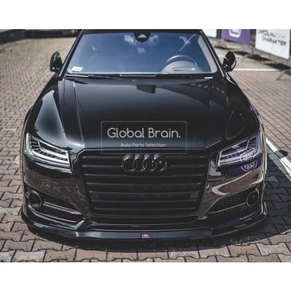 新品・未開封】 Audi ブラック フロントバンパースポイラー 4