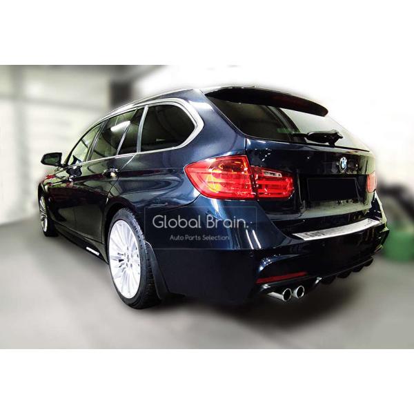 BMW 3シリーズ F31 ツーリング リア バンパー プロテクター ガード シルバー
