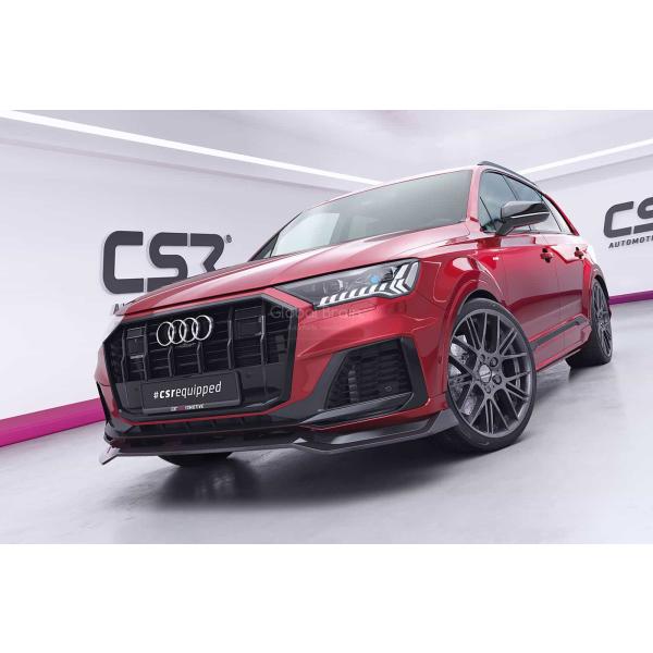 アウディ SQ7 Q7 Sライン 中期 フロント リップ スポイラー 744