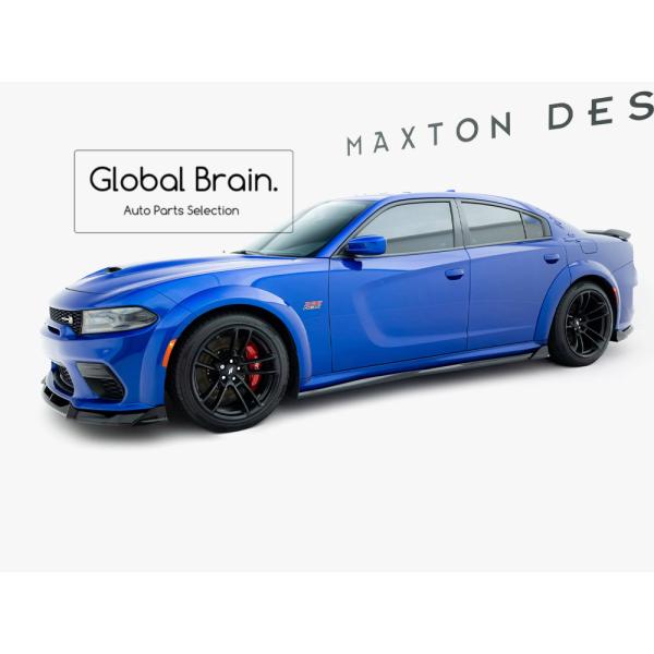 ダッジ　チャージャーワイドボディ用　バンパースクープベゼル左右　LED加工済み globalbrain_do-ch-2-sp-wb-sd1g