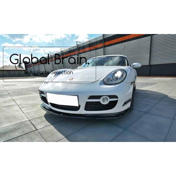 PORSCHE ポルシェ 987 ケイマン S フロント バンパー リップ