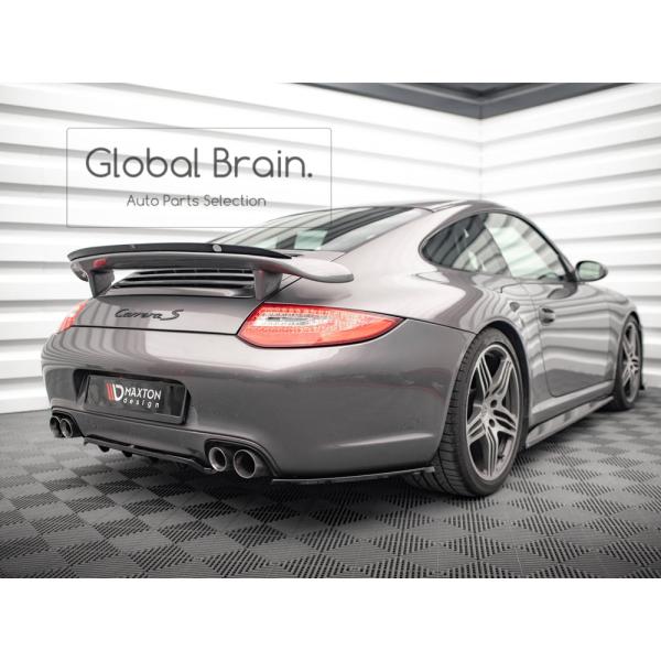 激安 お買得 蔵出し品 ポルシェ 997 極艶カーボン リヤスポイラー PORSCHE（ポルシェ） 911 997 カレラ / GTS 後期 リア センター