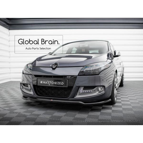 ルノー メガーヌ 3 GTライン 後期 フロント リップ スポイラー V1