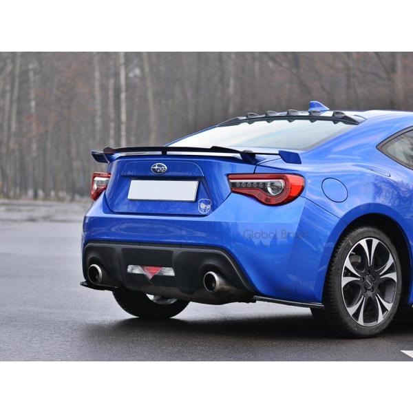 BRZ スバル ZC6 後期 リア トランク スポイラーキャップ : Global