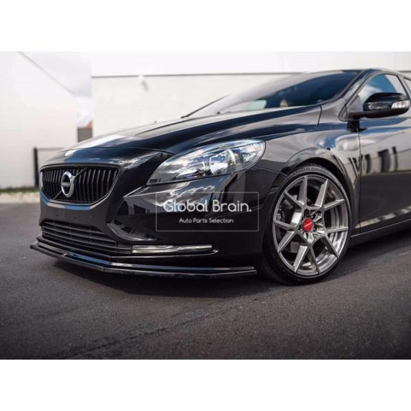 ボルボ 2012-2019 V40 フロント リップ スポイラー : Global ボルボ 2012-2019 V40 フロント リップ スポイラー : Global