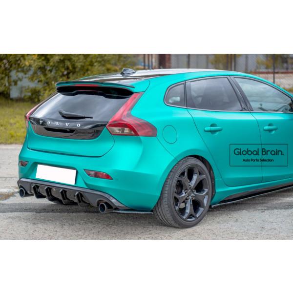 ボルボ V40 MAXTON Design サイドスカート＆リアスプリッター中古 globalbrain_volvo-v40-r-