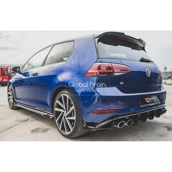 フォルクスワーゲンゴルフ7&7.5.TSIリアウイング ゴルフ7 ゴルフTSI フォルクスワーゲン（Volkswagen） ゴルフ 7.5 R 後期 リア サイド