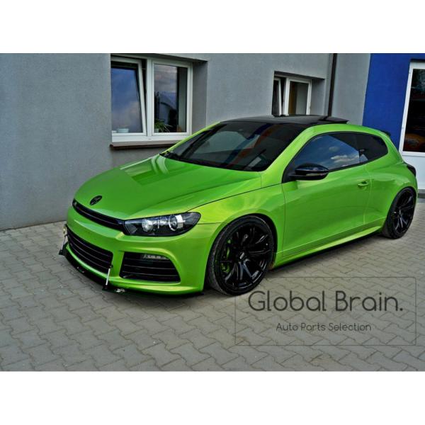 クロッコ:Volkswagen siroccoR専用 ハーフスポイラー フォルクスワーゲン 2008-2014 シロッコ R フロント リップ