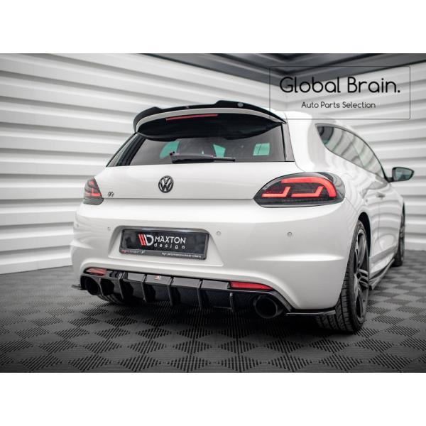 フォルクスワーゲン シロッコ (R) リアスポイラー　リアウィングWRCレプリカ ブラック】フォルクスワーゲン VW シロッコ リアウイング リア