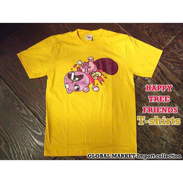 Tシャツ Happy Tree Friends T Shirts ハッピーツリーフレンズ St 0104 Globalmarket 通販 Yahoo ショッピング