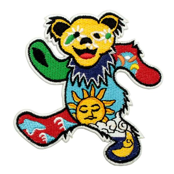商品名 DEAD BEAR デザイン アート キャラクターカラフル ワッペン ワッペン取り付け方 接着する位置に正しく置いて、当て布をのせ、アイロンが直接生地にあたらないようにしてください。アイロンの温度は150℃前後（綿用）に保ち、約20...