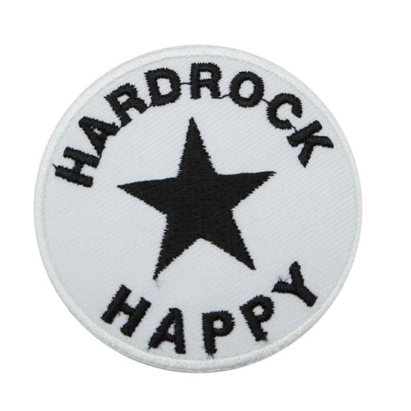 ワッペン アイロン Hard Rock Happy アップリケ わっぺん アイロンで簡単貼り付け Wa0041 Globalmarket 通販 Yahoo ショッピング