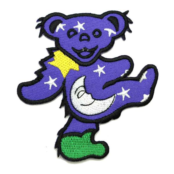 ワッペン アイロン Dead Bear デザイン パープル キャラクター アート ワッペン アップリケ わっぺん アイロンで簡単貼り付け Wa0103 Globalmarket 通販 Yahoo ショッピング