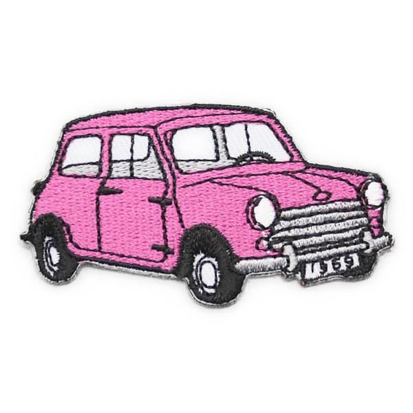 ワッペン アイロン ミニクーパー ピンク アップリケ わっぺん Wappen アイロンで簡単貼り付け Wa0484 Globalmarket 通販 Yahoo ショッピング