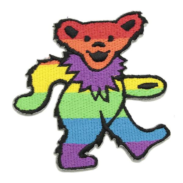 ワッペン アイロン Dead Bear レインボー キャラクター アップリケ わっぺん Wappen アイロンで簡単貼り付け Wa0499 Globalmarket 通販 Yahoo ショッピング