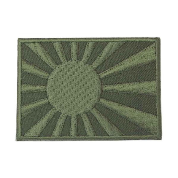 商品名 日の丸 日本 日章旗 国旗 大日本帝国 カーキ JAPANワッペン ワッペン取り付け方 接着する位置に正しく置いて、当て布をのせ、アイロンが直接生地にあたらないようにしてください。アイロンの温度は150℃前後（綿用）に保ち、約20秒...