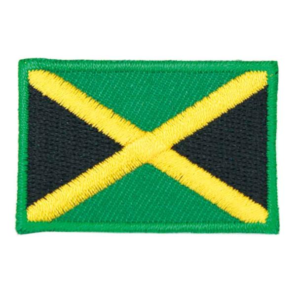 ワッペン アイロン ジャマイカ Jamaica レゲエ キングストン 国旗 Flag