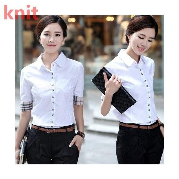 シンプルブラウス白ビジネスレディースシャツ制服事務服フォーマルオフィスワイシャツ半袖ol大きいサイズスーツインナーシャツブラウス Xakbi018 Globalstyleclub 通販 Yahoo ショッピング
