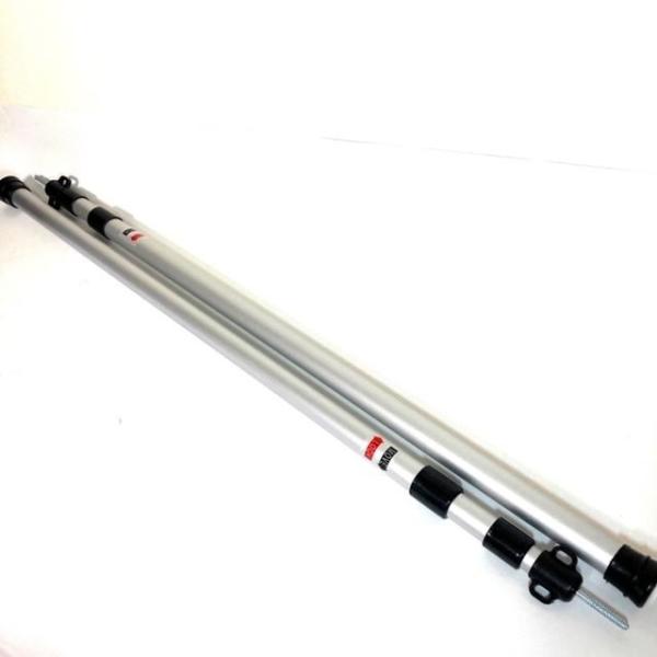 テントポール　3本セット　伸縮　90-230cm スライド　アルミGEJ-TPS テントポール 伸縮式 90-230cm スライド式 タープポール