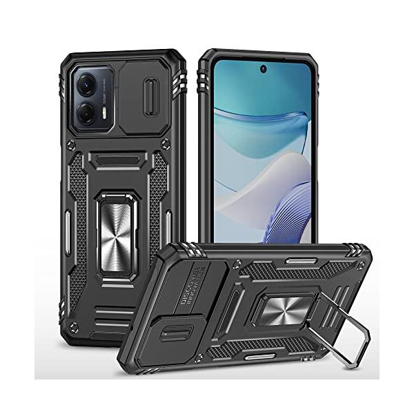 Moto G53J 5G / G53Y ケース リング付き TPU+PC 二層構造 【Taosan