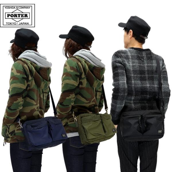 極美品 PORTER ポーター 吉田かばん ショルダーバッグ FOG カーキ 極美品 PORTER ポーター 吉田かばん ショルダーバッグ FOG カーキ