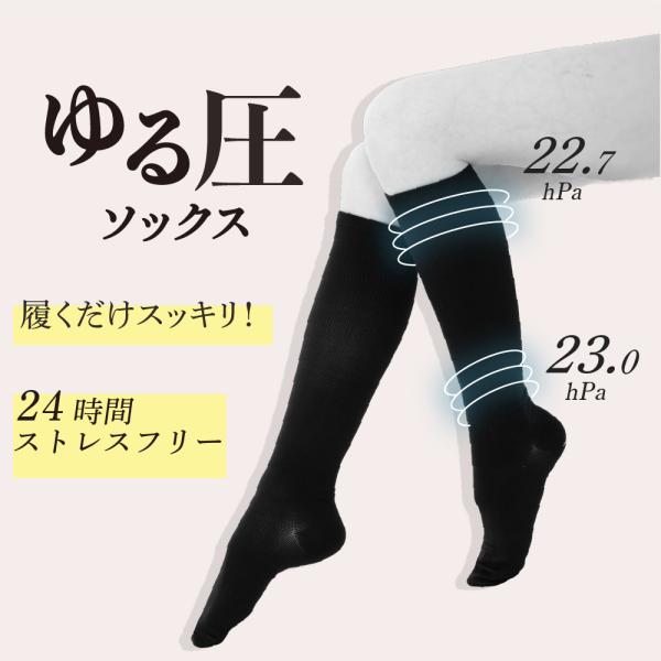レディース ダイエット 【ゆる圧ソックス】むくみ むくみケア 美脚 美脚ソックス 血行促進 GLOBAL JAPAN グローバル・ジャパン