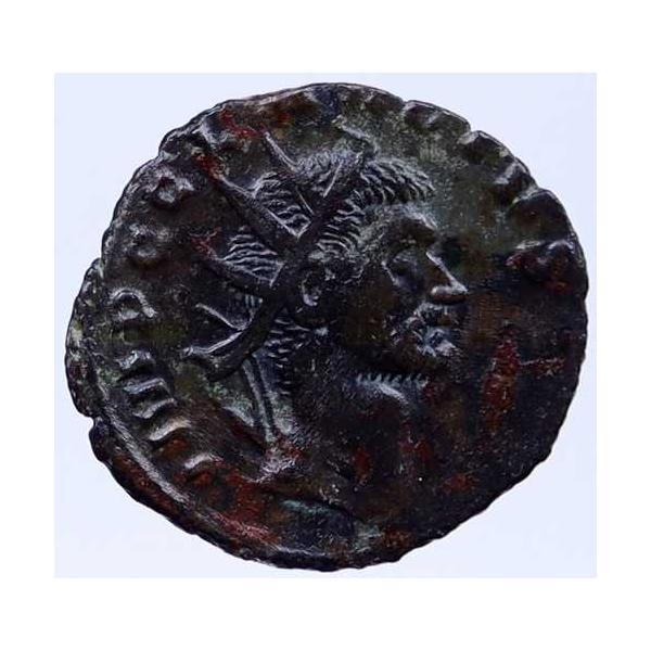 CLAUDIUS II Gothicus 本物の古代アンティオキア古いローマのコイン AEQUITAS i118460