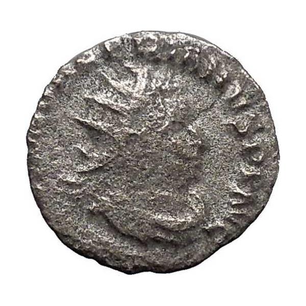 ヴァレリアヌス1世 253年 希少な古代ローマ銀貨 Felicitas 幸運の崇拝 i46893