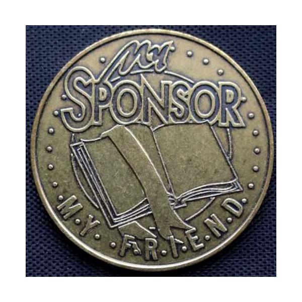 My Sponsor my Friend リカバリーブロンズトークン-Never Alone Again-