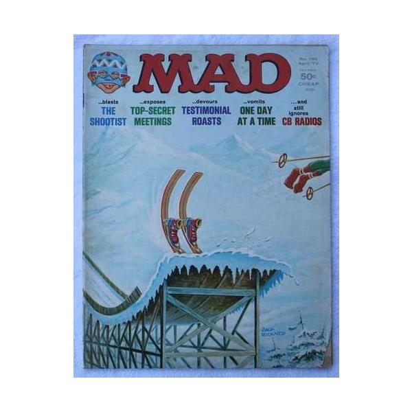 VTG MAD マガジン 1977年4月 No. 190-the shootist, one day at a time...-