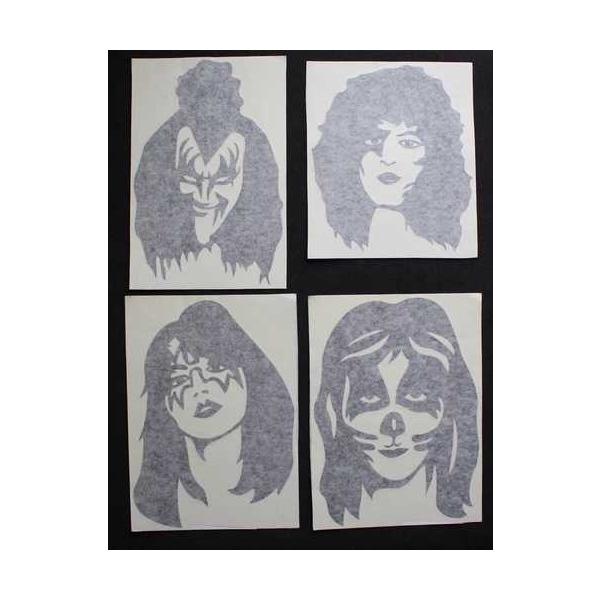 KISS - 転送時にアイアンオン4個セット - ジーン・シモンズ・エース・フレーリー ポール・スタンリー -