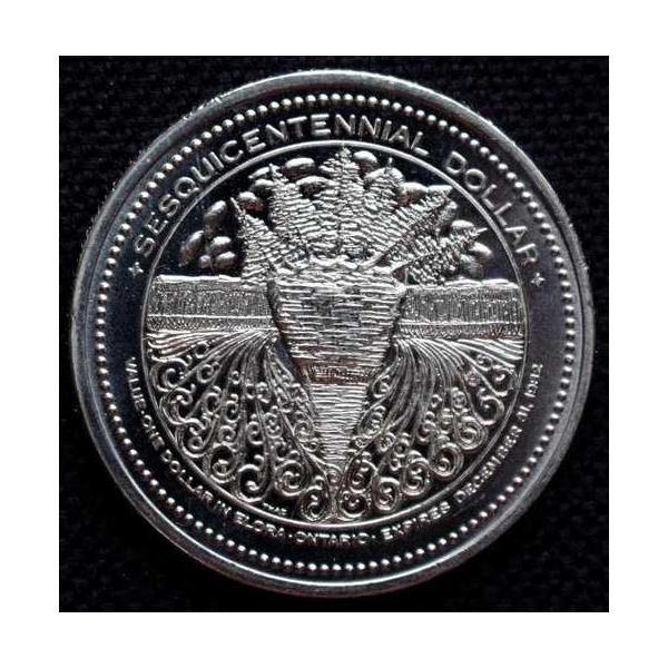 1982年 オンタリオ州エロラ市創立150周年記念ドルトークン - 150周年 -