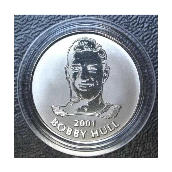 2001 NHL オールスター メダリオン ボビー・ハル ホッケーレジェンド - RCM - 直径 28mm