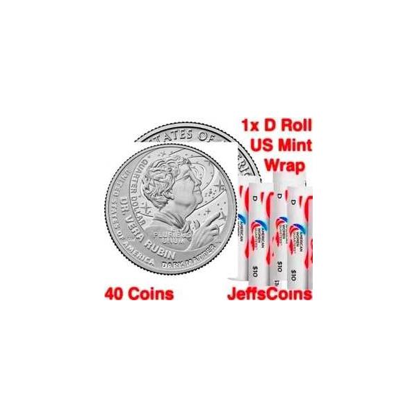 2025 D US ミントロール Dr. Vera Rubin Denver レディース クォーター 40 コイン-