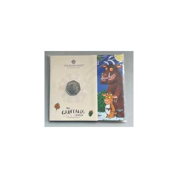 2024年 THE GRUFFALO'S CHILD UK 50p BUNC ロイヤルミントパック コイン 50ペンス-