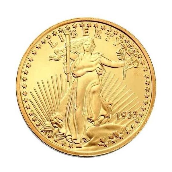 セント・ゴーデンス アメリカン・コイン・トレジャーズ 1933年 P 20ドル金貨 ダブルイーグル 24金 #1