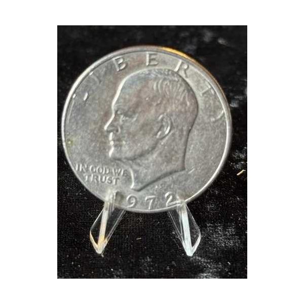 タイプ3 1972年 アイゼンハウアー 1ドル硬貨 ミントマークなし