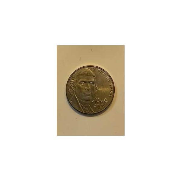 2006年 D ジェファーソン ホワイトハウス 1ニッケル硬貨