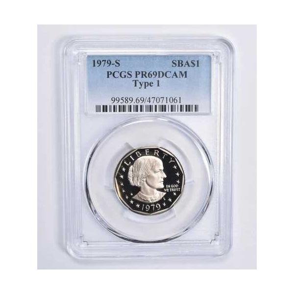 PR69 DCAM 1979-S タイプ1 スーザン・B・アンソニー・ダラー PCGS ブルーラベル